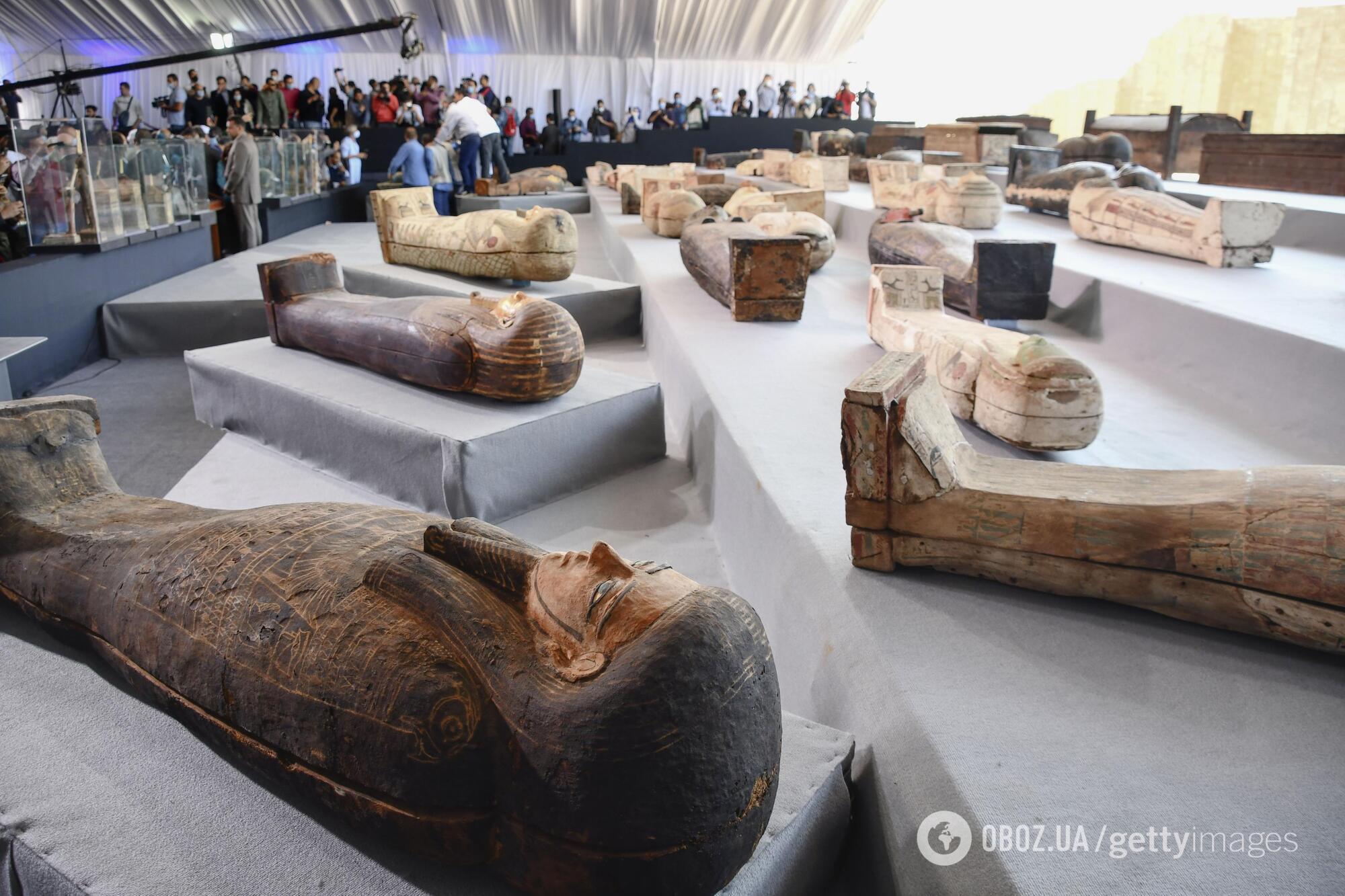 Всього в Єгипті знайшли понад 100 саркофагів.