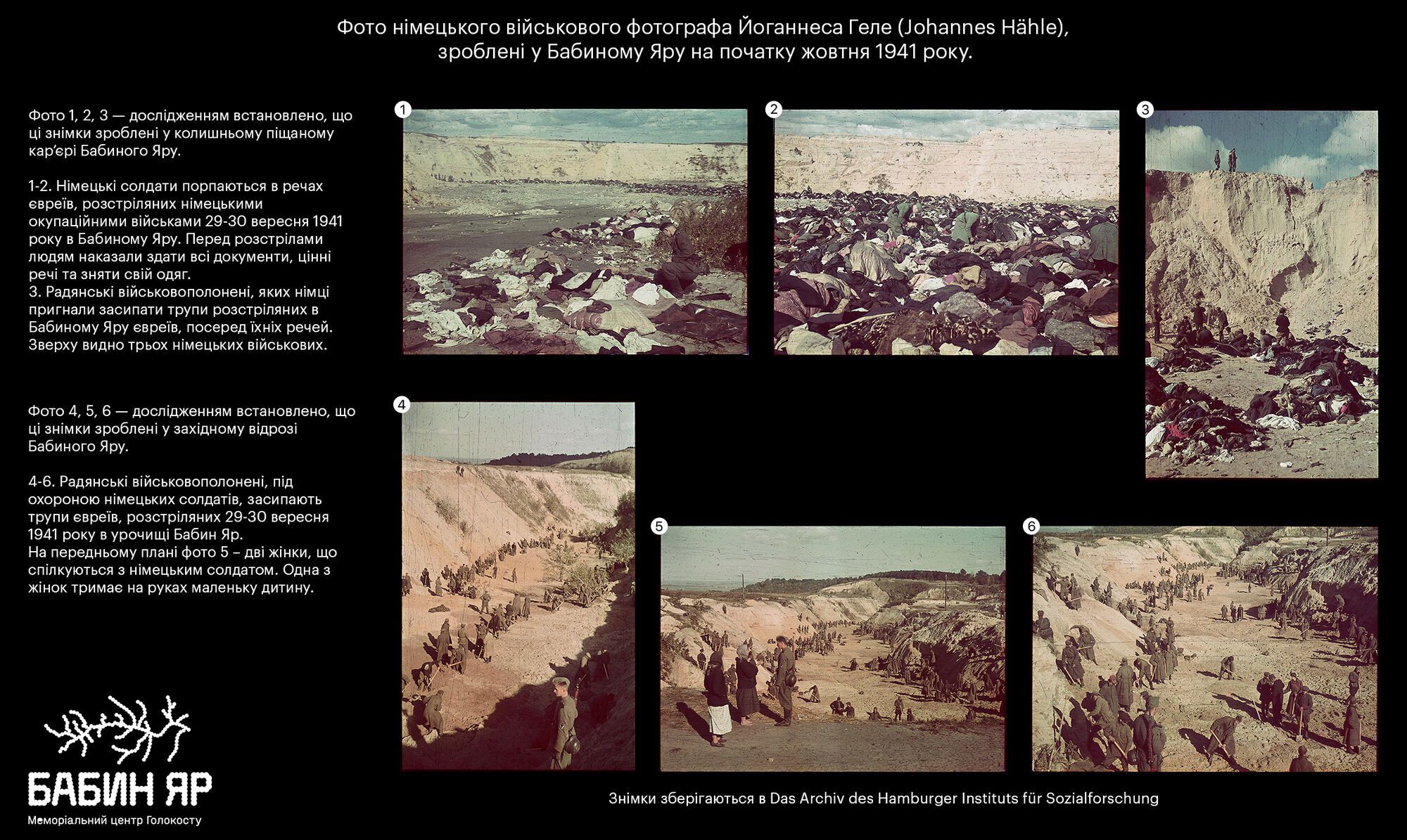 Фотографії Йоганнеса Геле, які використовували дослідники