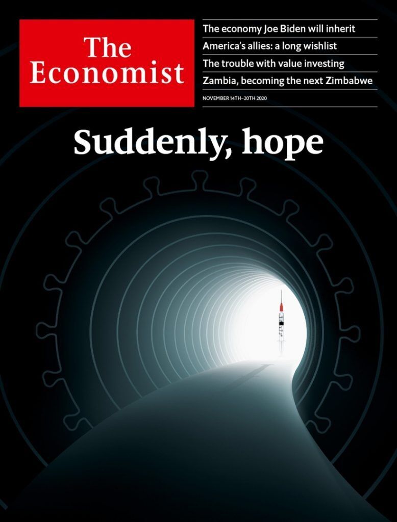 Обложка журнала The Economist.