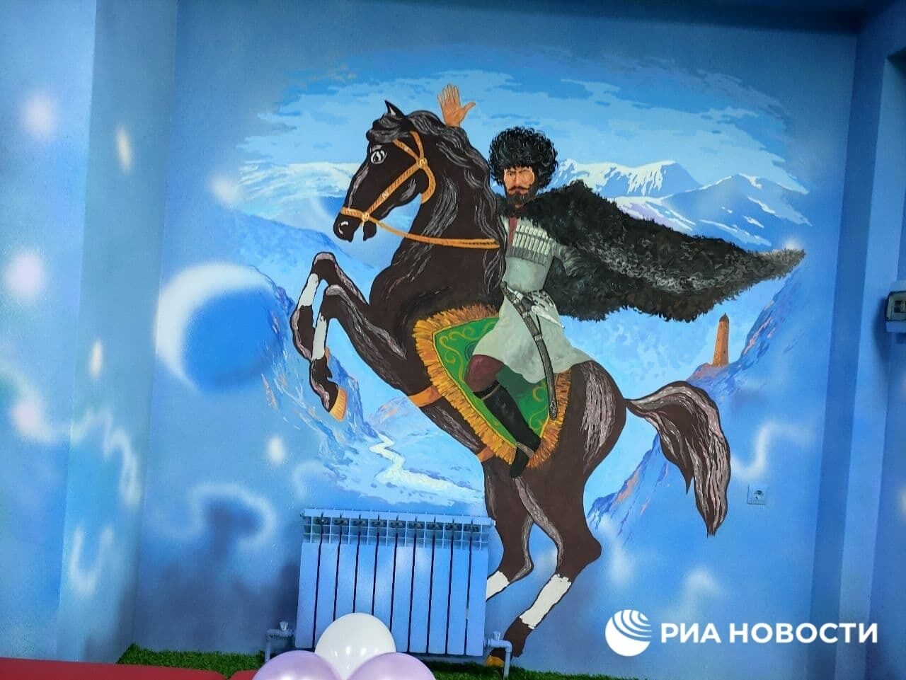 Чеченские герои заменили изображения Marvel в детском развлекательном центре