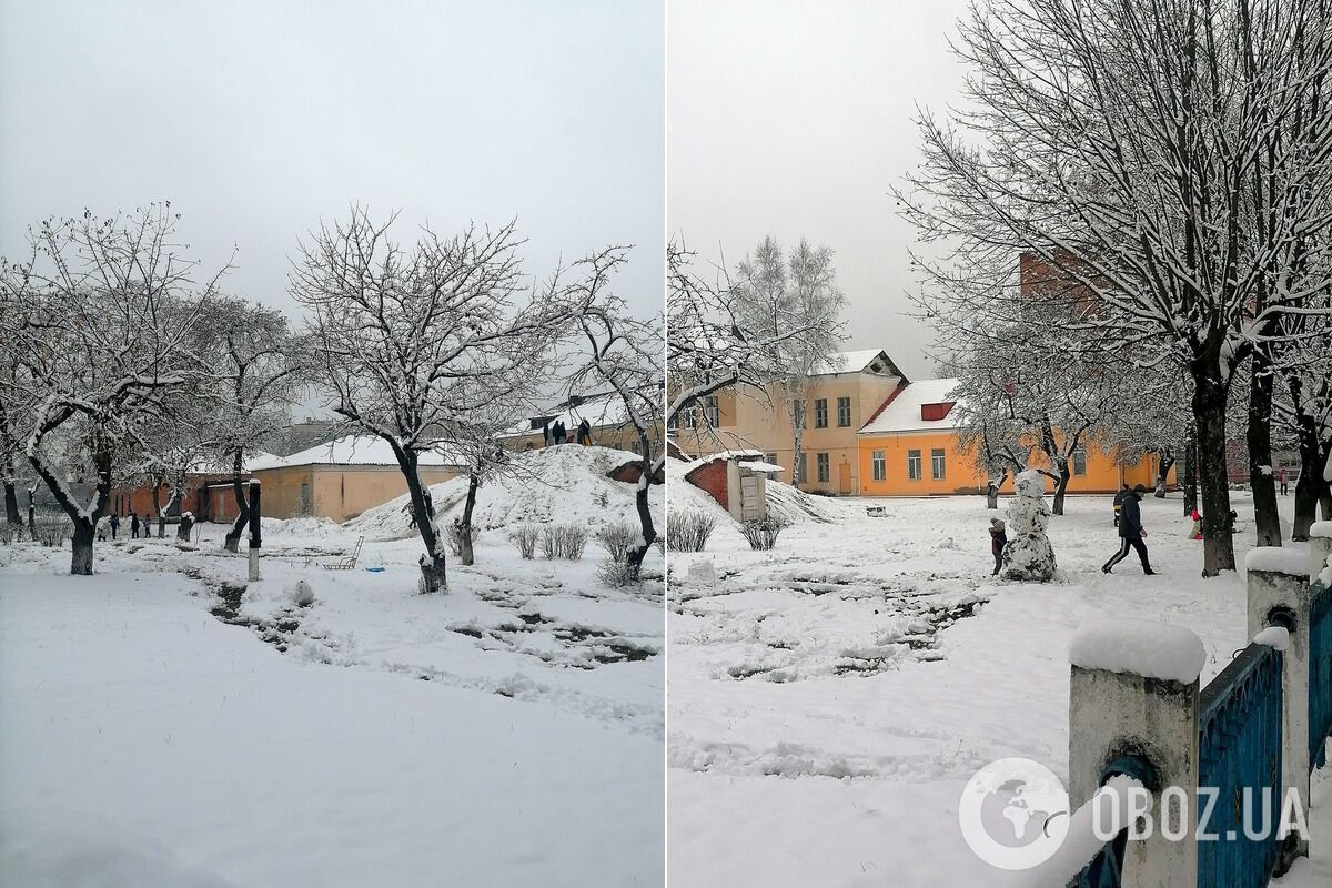 В Шостке выпало зимне количество снега