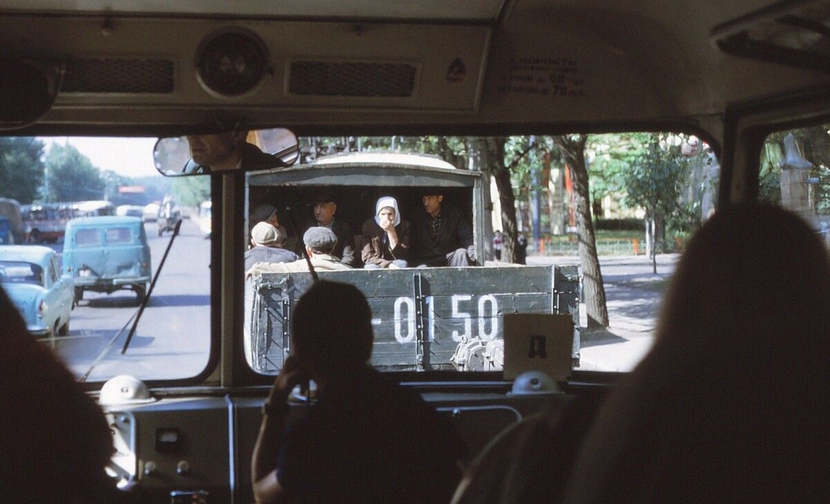 У міському автобусі