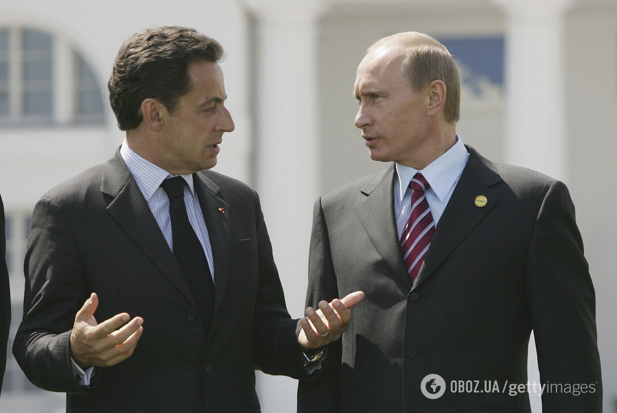 Николя Саркози и Владимир Путин