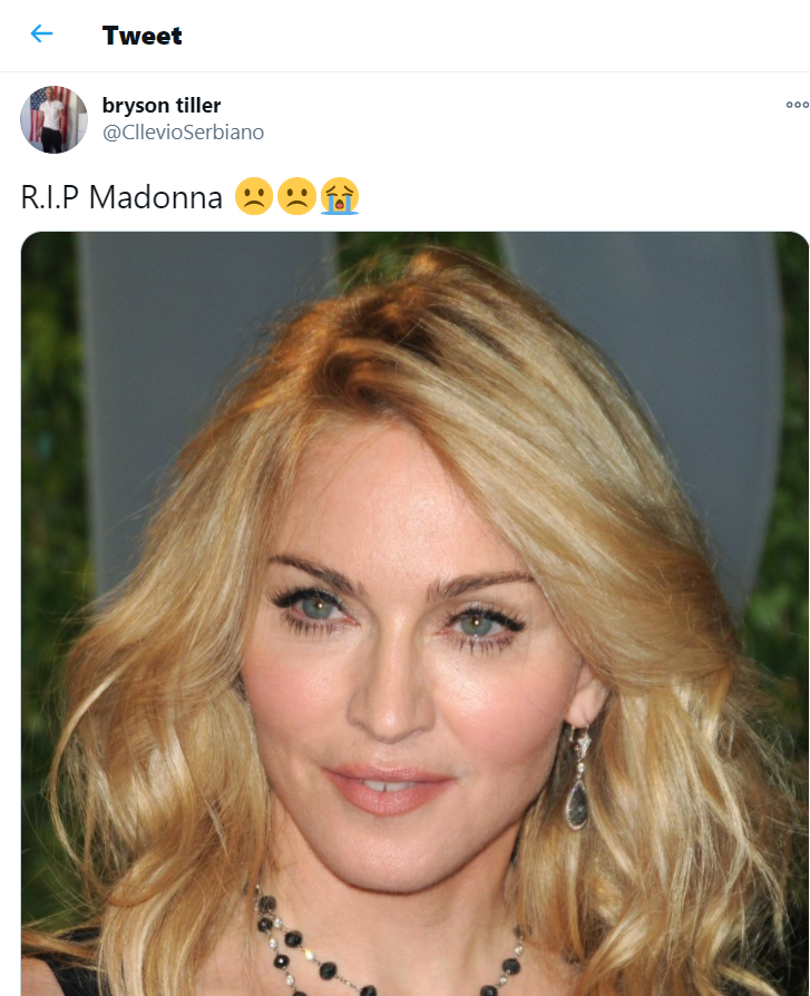 В сети фанаты "похоронили" Мадонну