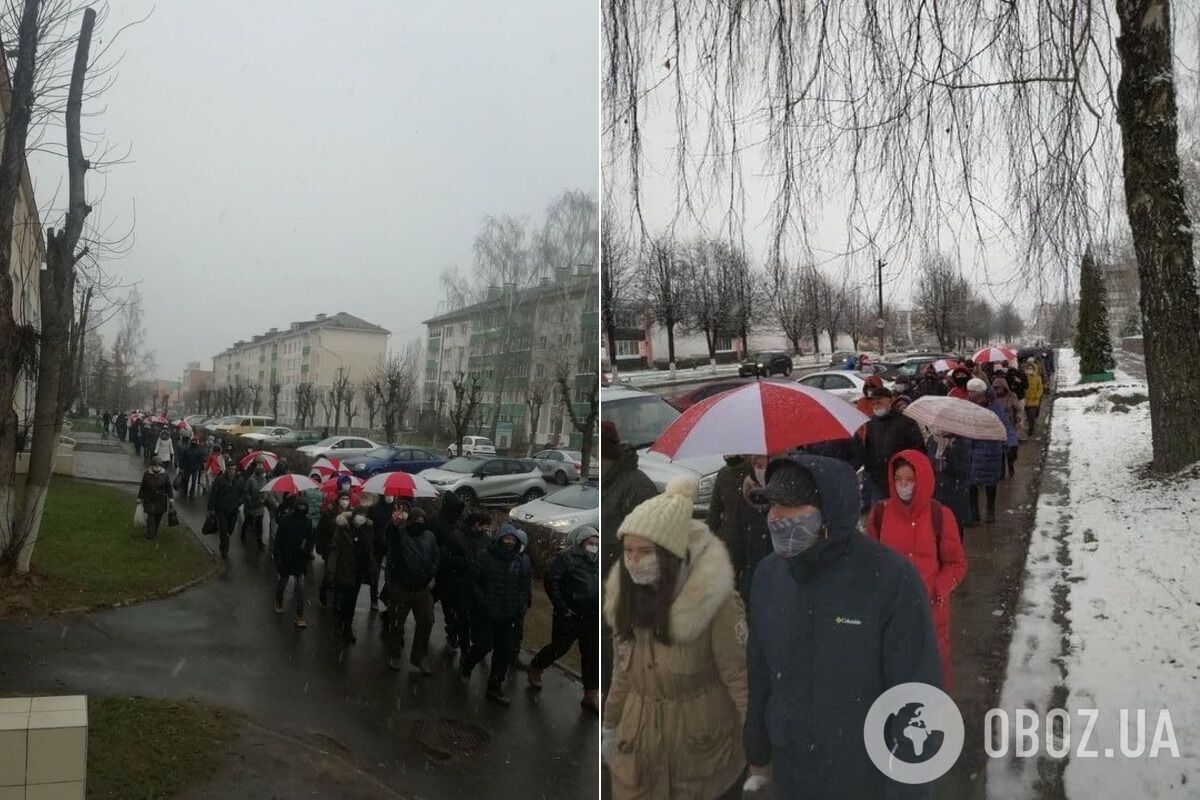 На "Марші сусідів" у різних містах Білорусі затримали десятки протестувальників