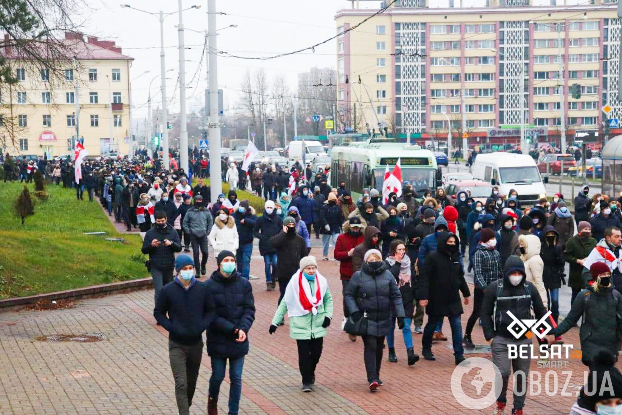 "Марш соседей" в Минске 29 ноября