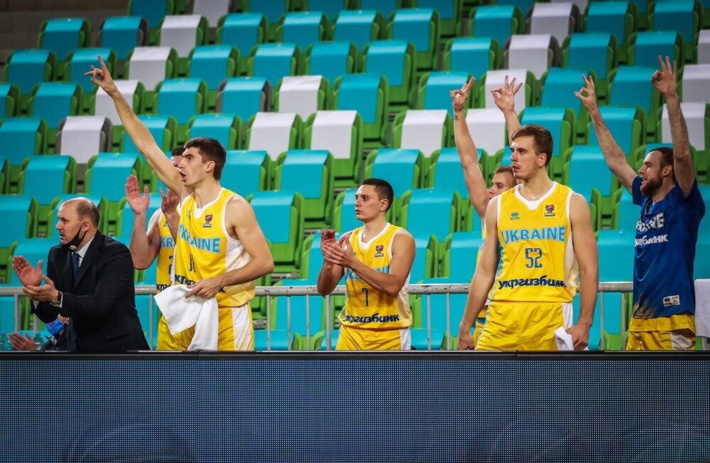Запасные украинской сборной радуются набранным очкам
