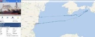 SOURIA вже прибула в болгарський порт Варна, де, можливо, відбудеться перевантаження другої партії ільменіту на судно BOGDAN