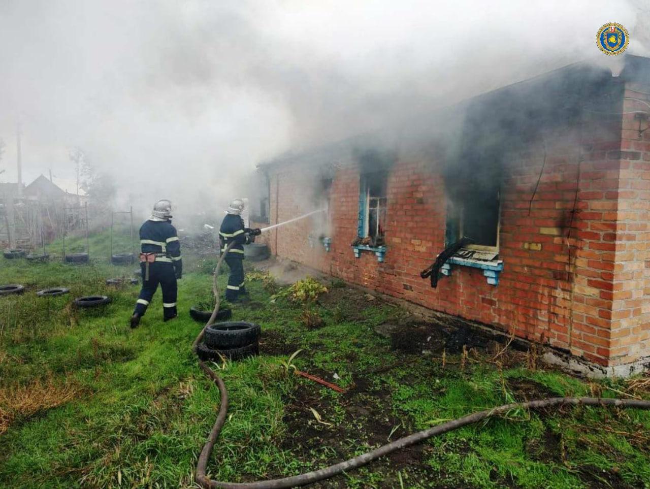 Пожежа сталася у селі В’язовок