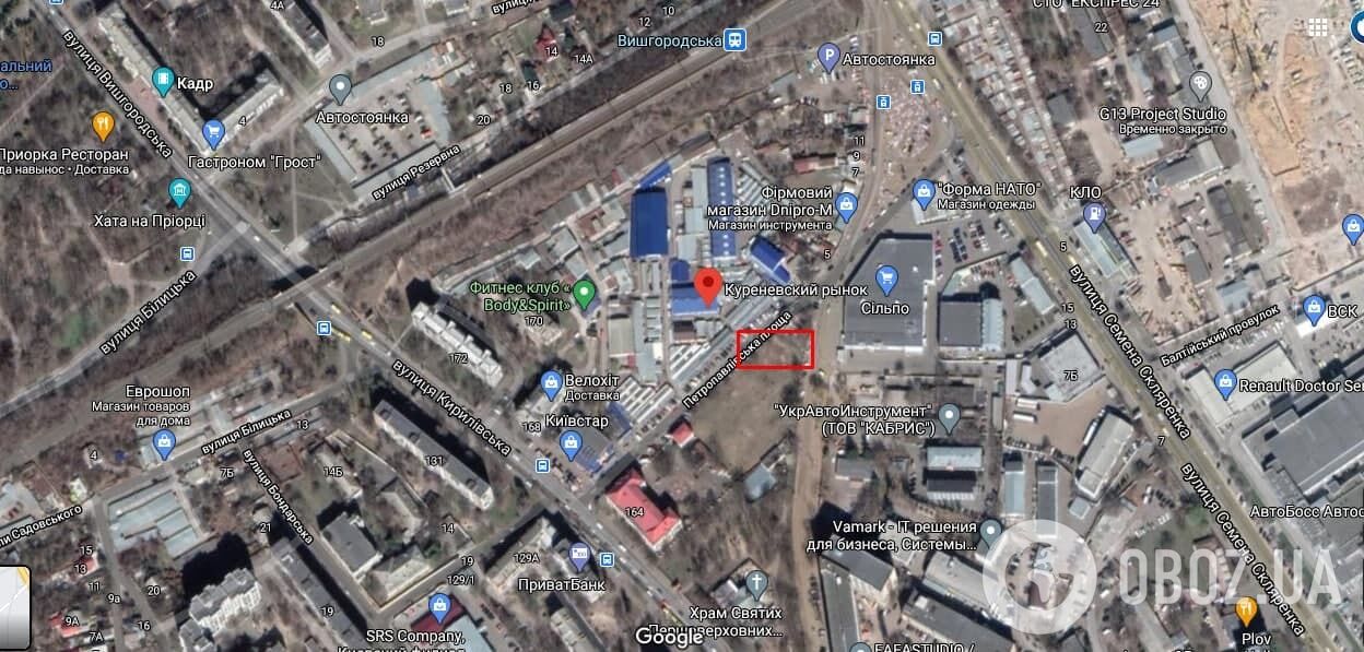 Надзвичайна подія сталася біля Куренівського ринку