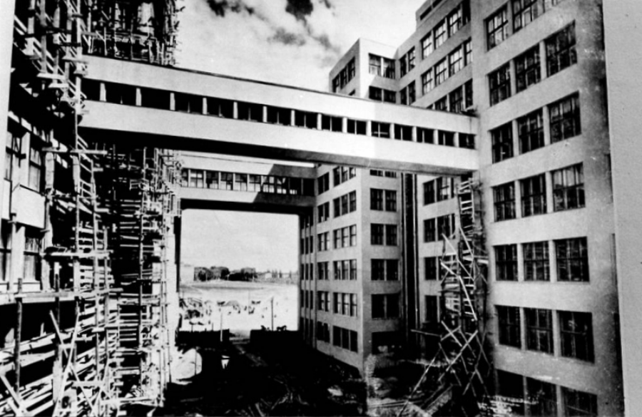 Будівництво Держпрому, 1928 рік