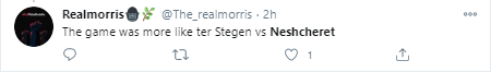 Це був матч Тер-Штегена проти Нещерета