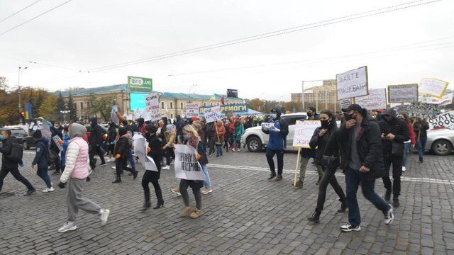 Протест підприємців у Харкові проти карантину