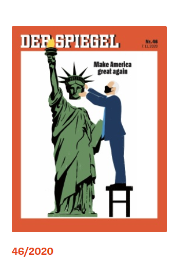 Обложка Der Spiegel с Байденом.