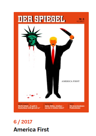 Обкладинка Der Spiegel після перемоги Трампа
