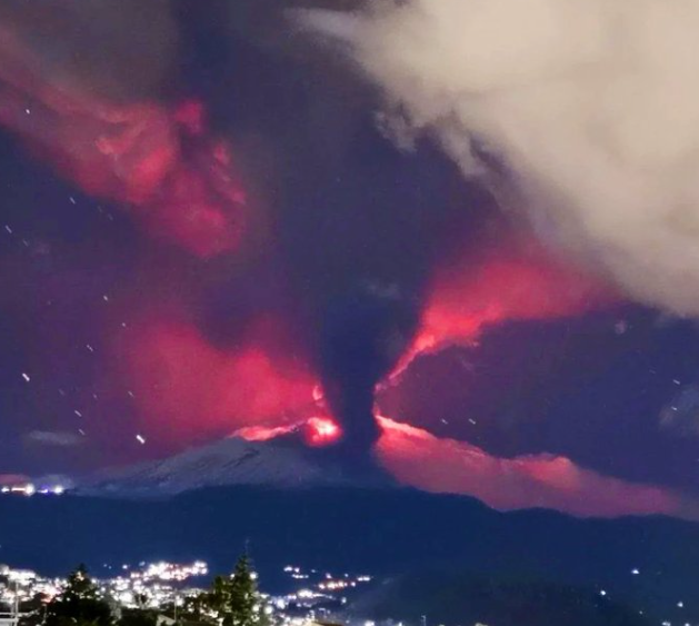 Виверження вулкана Етна