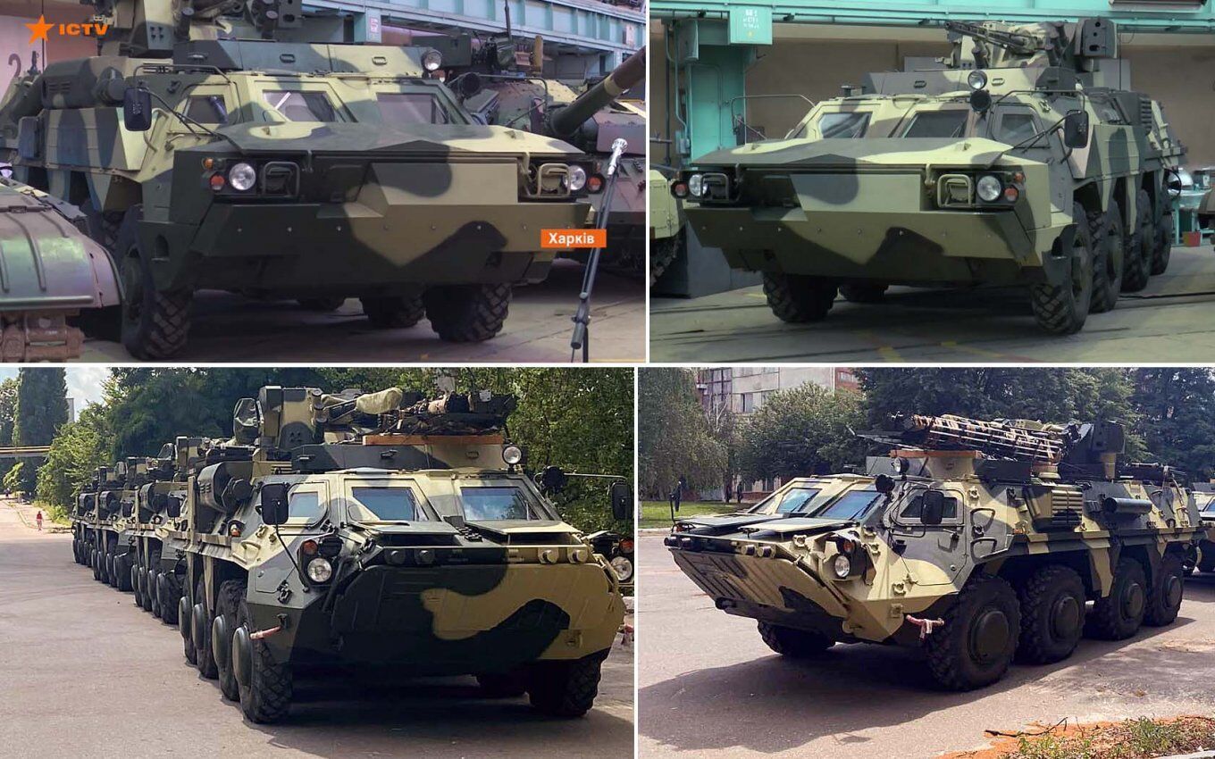 ТКБМ "Дозор-Б", модернізований БМ "Булат", БМ "Оплот" та "морський" БТР-4Е