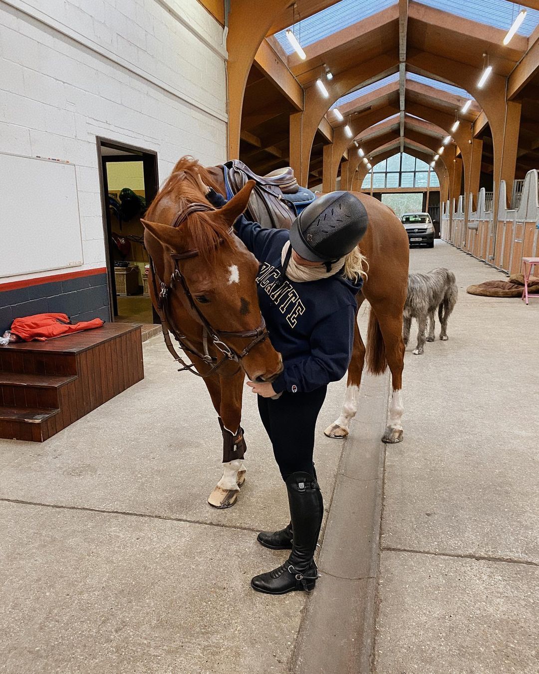 Дочь миллиардера увлекается конным спортом