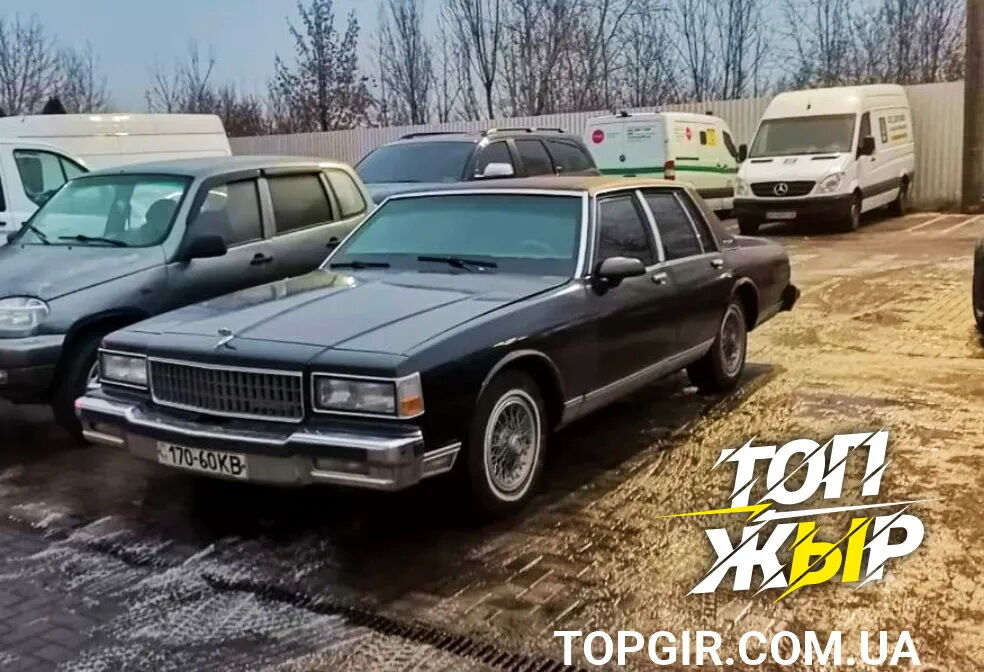 Знайдений броньований седан Chevrolet Caprice українського олігарха Євгена Щербаня