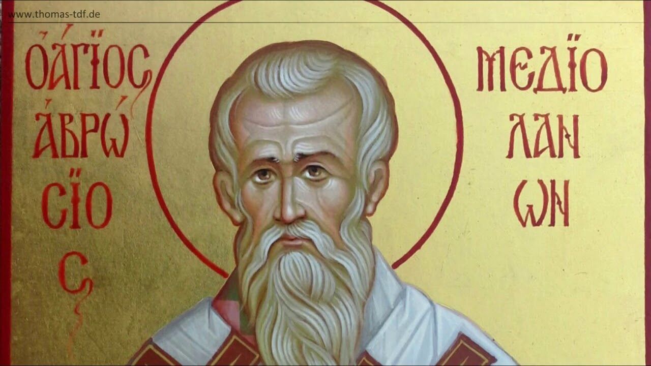Святой Амвросий Медиоланский