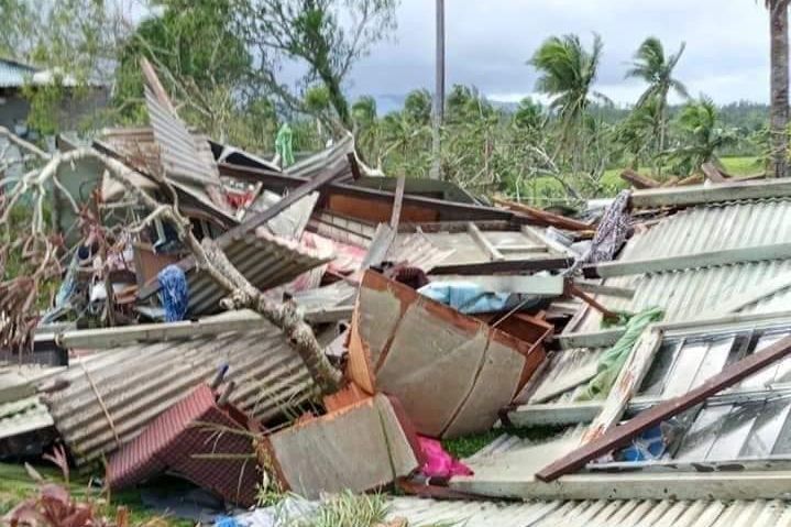 Остров Киа был полностью разрушен штормом