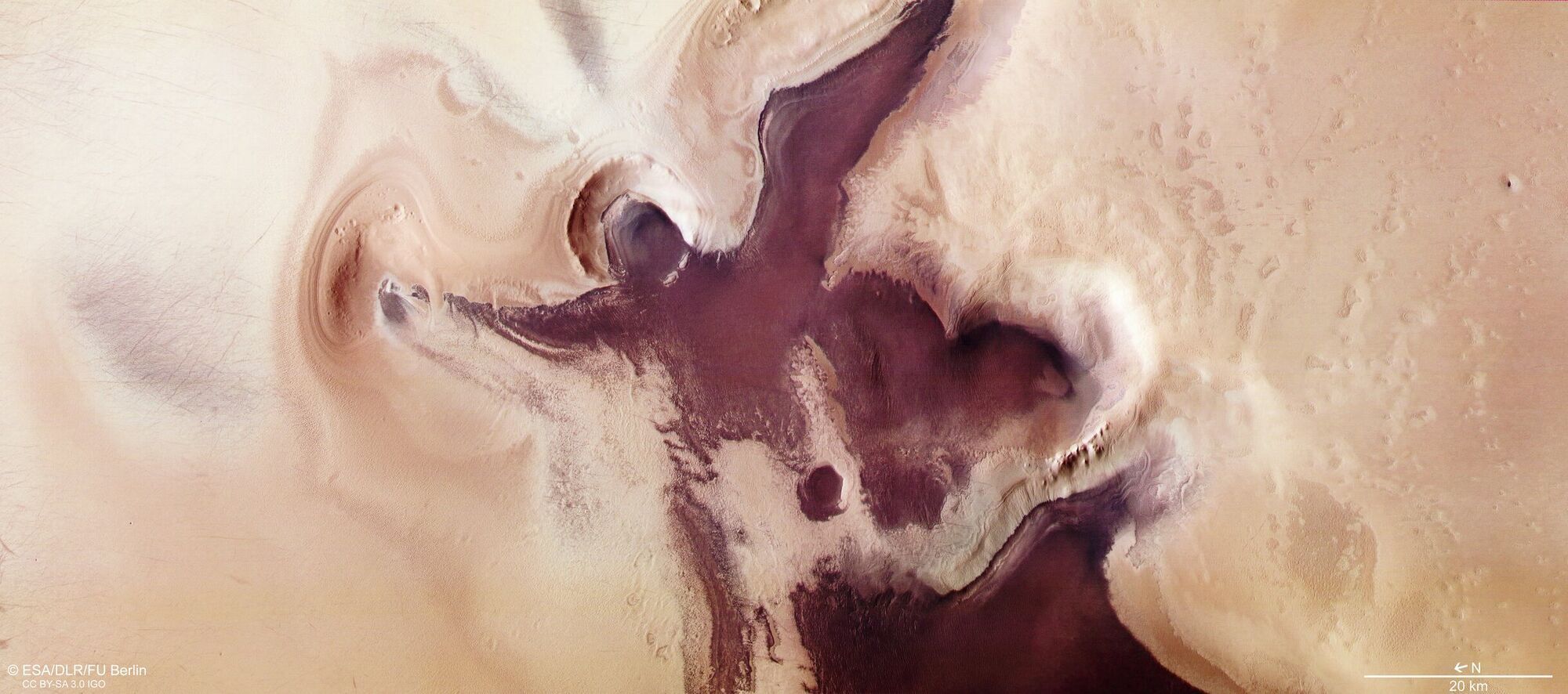 Снимок ангела на планете Марс