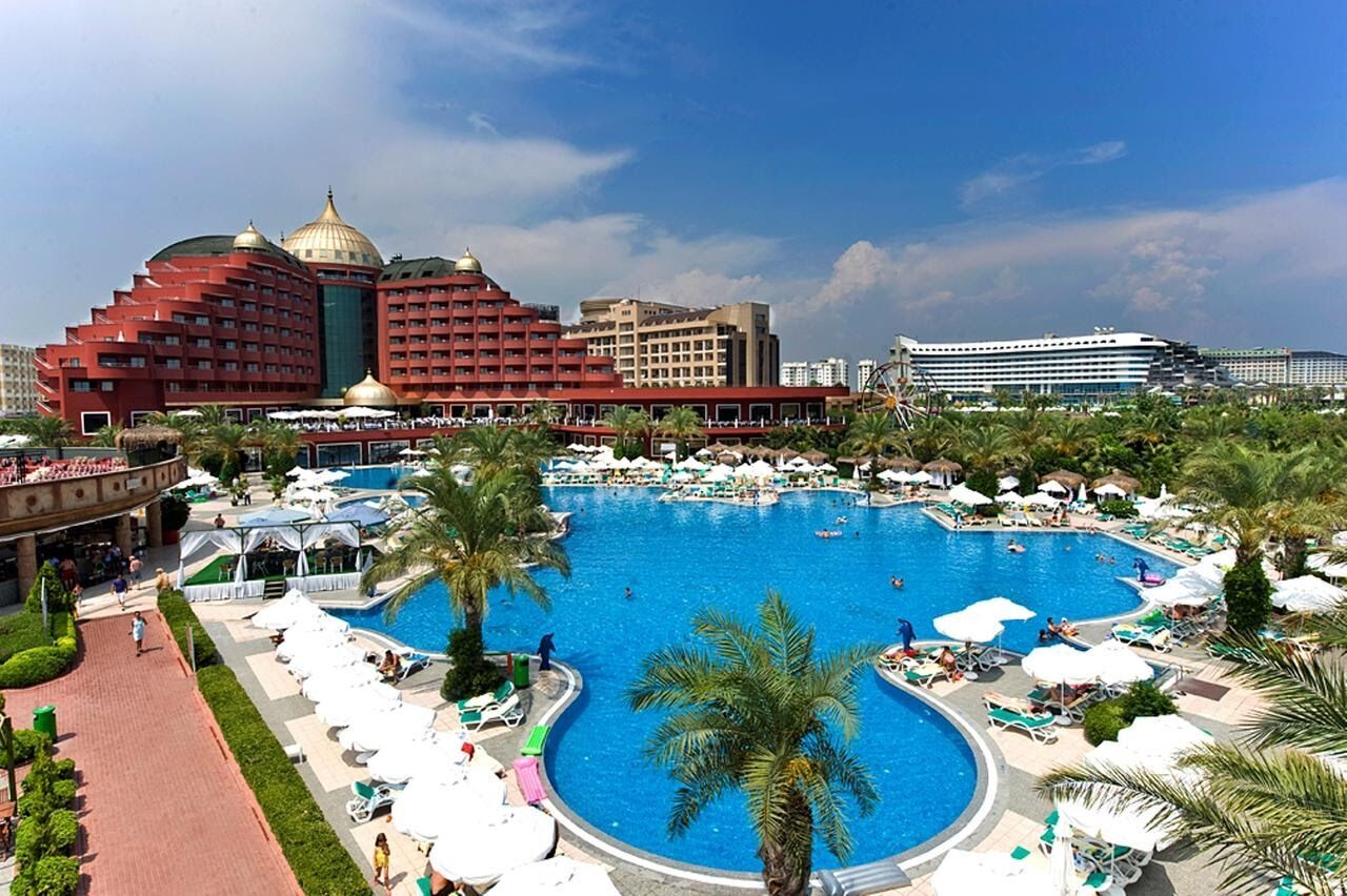 Территория отеля в Турции