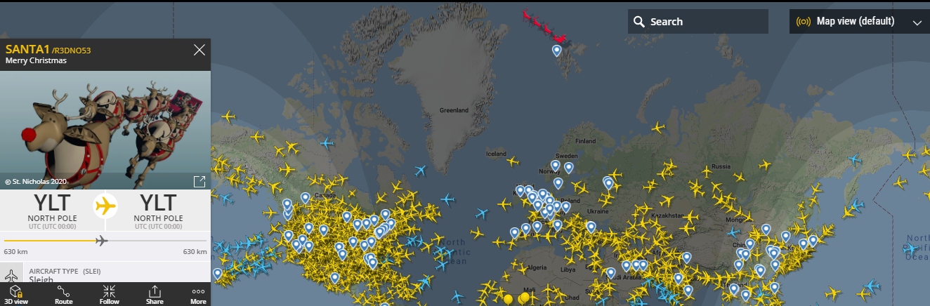 Перемещение Санта Клауса