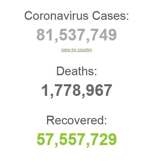 Хроника коронавируса на 28 декабря: Украина оказалась на 15-м месте в мире по распространению COVID-19