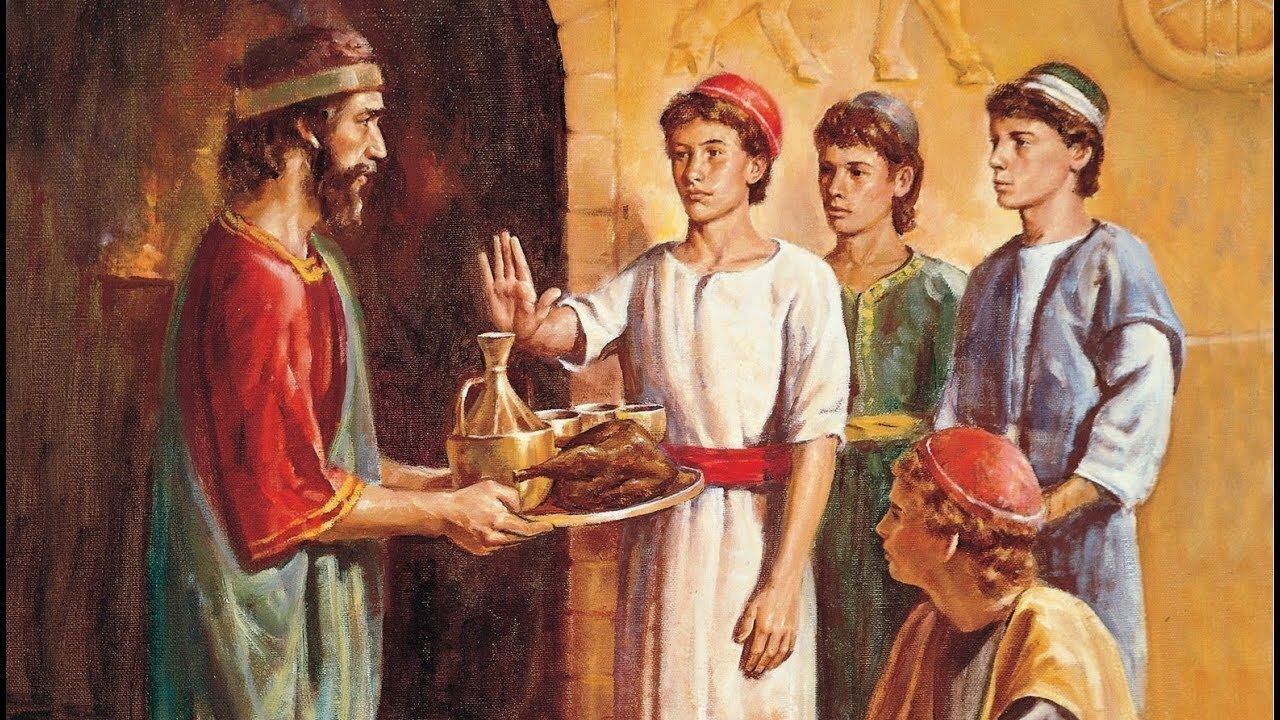 Пророк Даниил и святые отроки Ананий, Азарий и Мисаил