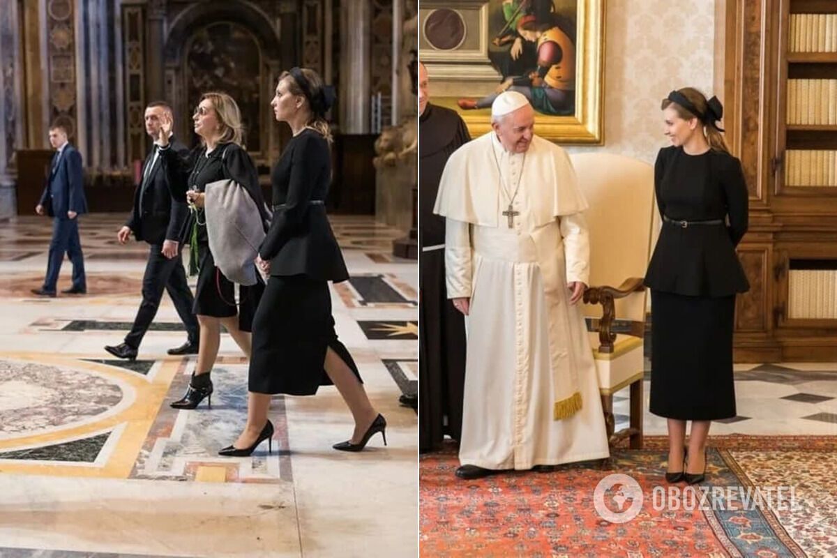Зеленская с официальным визитом в Ватикане