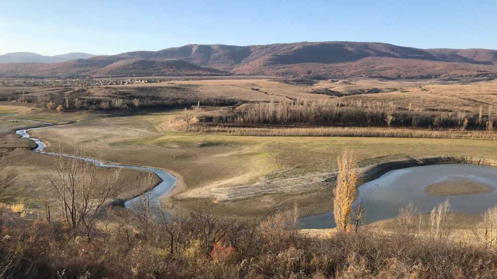 Белогорское водохранилище, ноябрь-2019