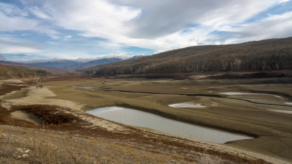 Загорское водохранилище в декабре