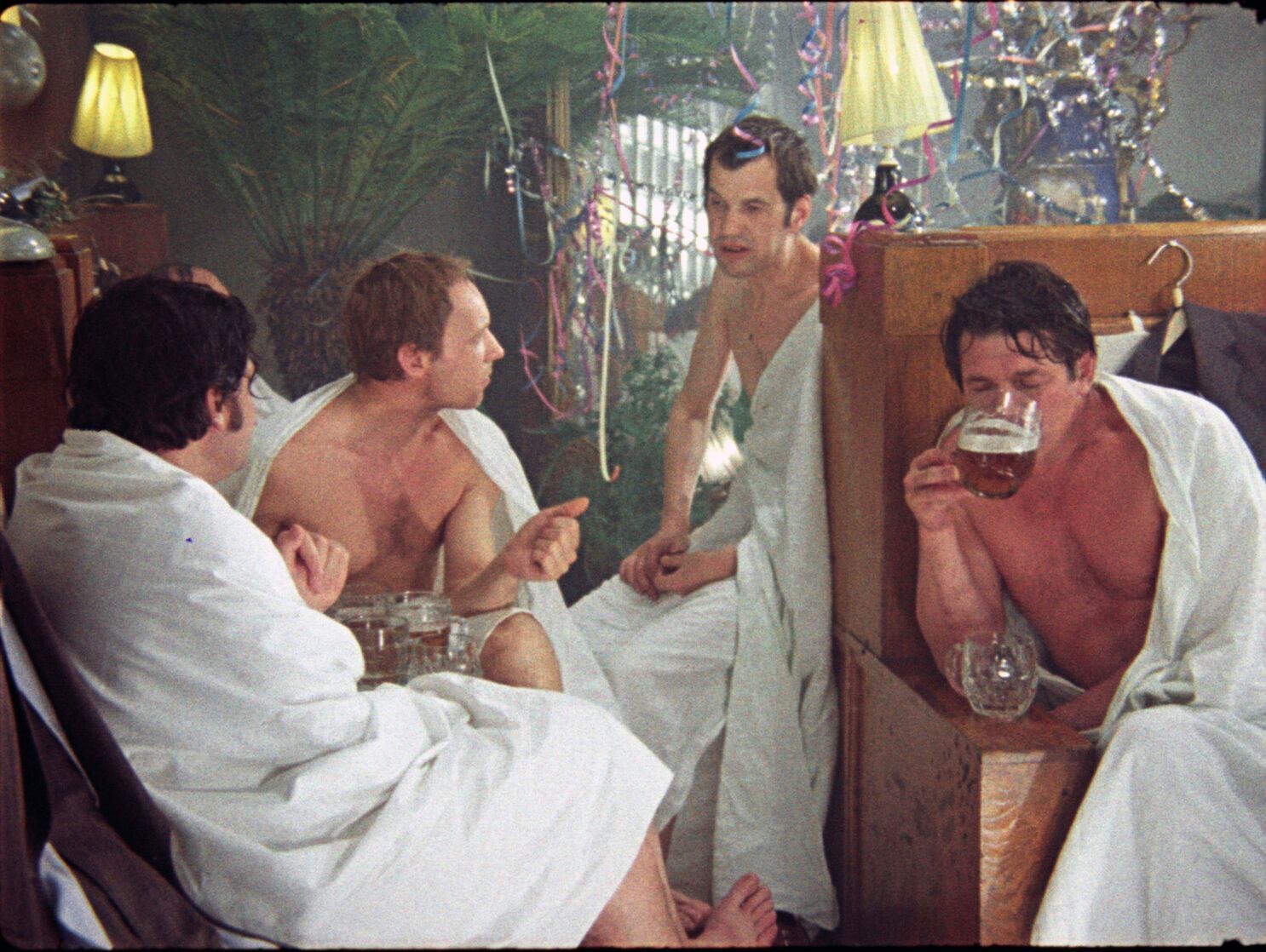 Съемки фильма в бане