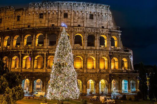 Главная елка Италии, Рим