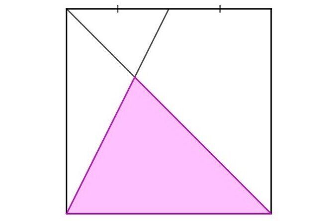 Задача про рожевий трикутник