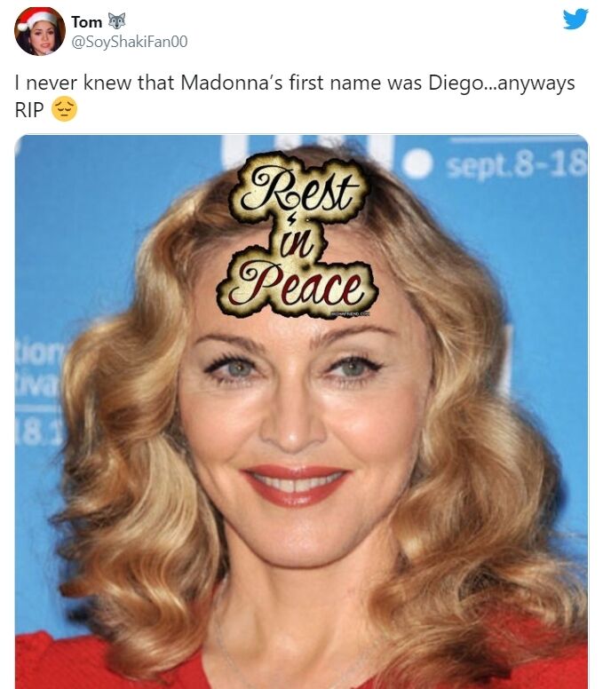Мем с Мадонной