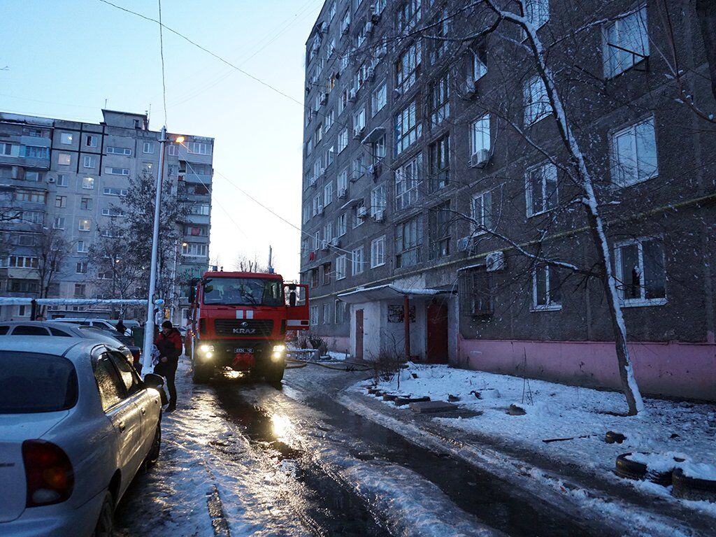 Пожар в общежитии