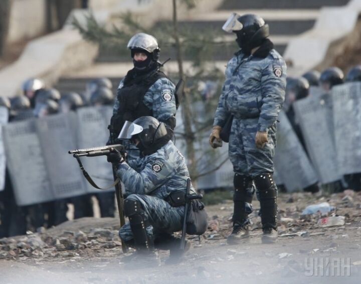 "Беркут" активно участвовал в расстрелах на Майдане