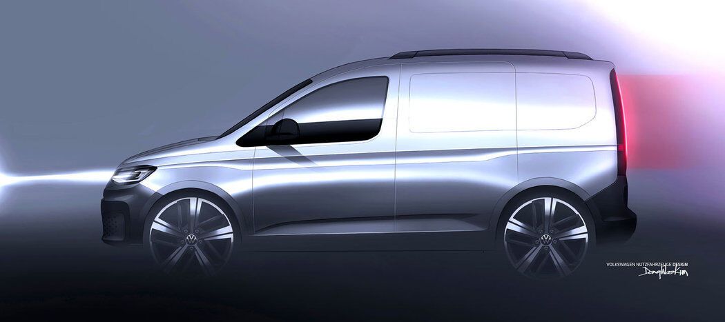 Первые официальные изображения VW Caddy 2020. Полностью новинку рассекретят чуть позже