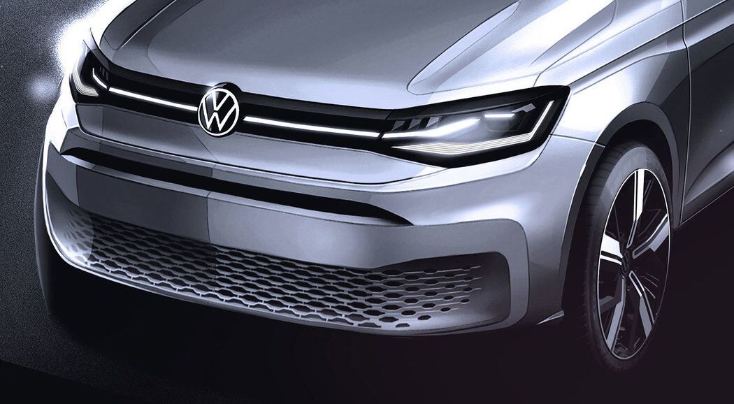 Первые официальные изображения VW Caddy 2020. Полностью новинку рассекретят чуть позже