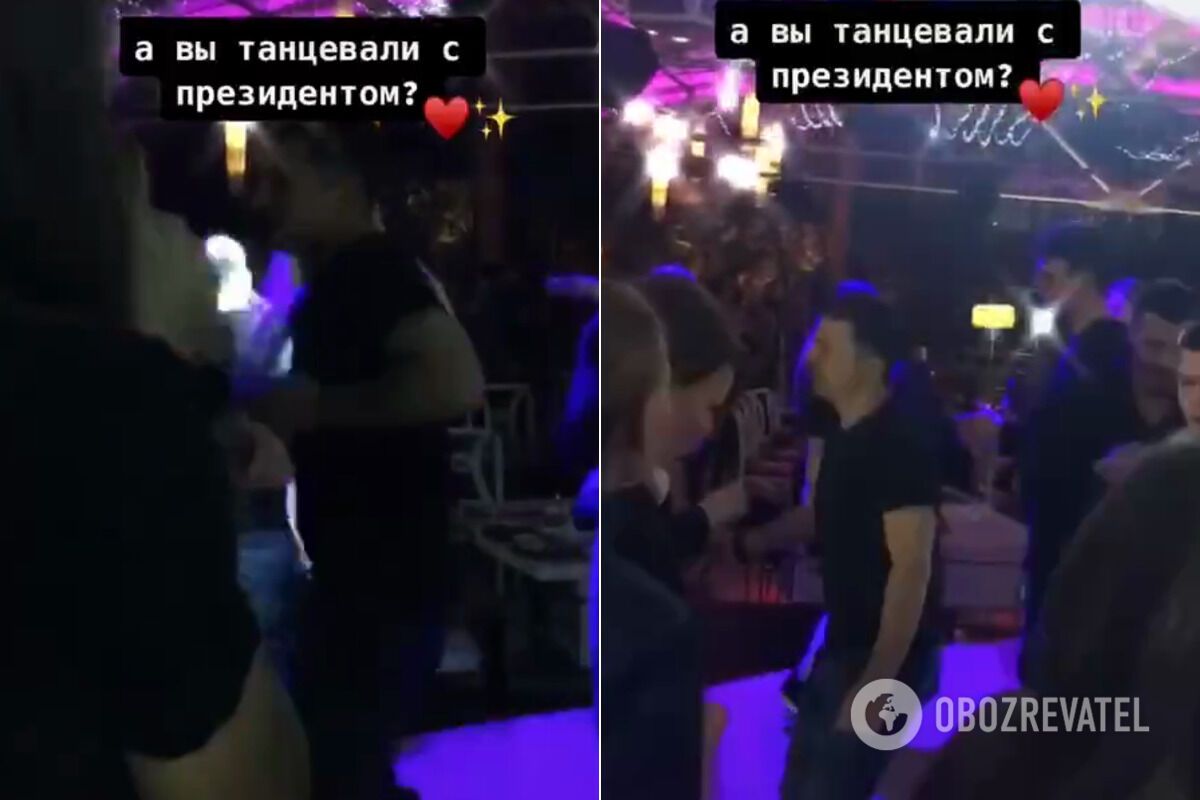 Зеленский с зажигательным танцем попал на видео