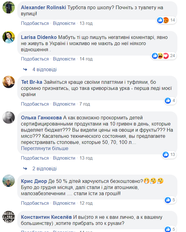 Реакция украинцев