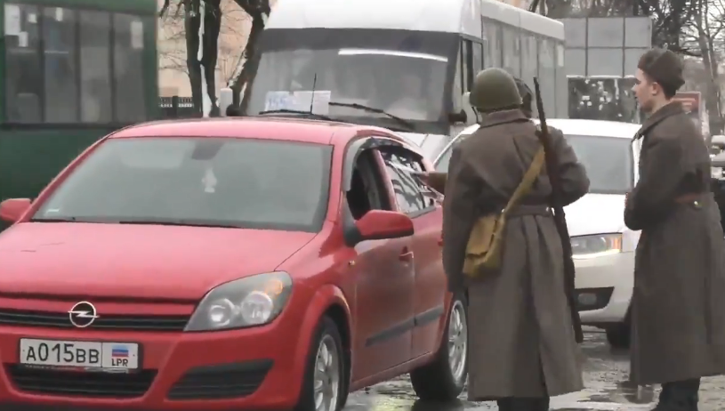 Терористи "ЛНР" влаштували пропагандистську акцію у ватниках