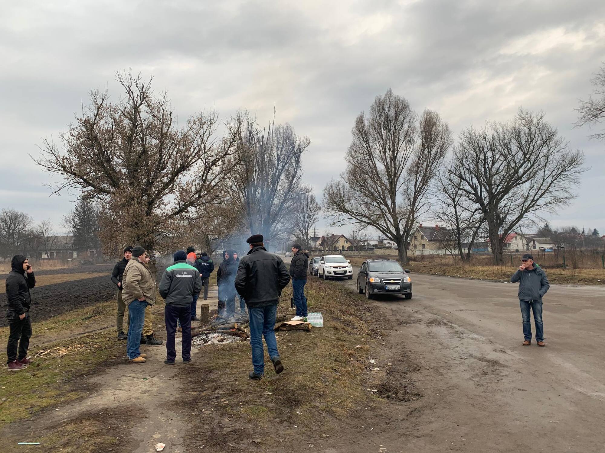 Блокада проти заселення евакуйованих із Китаю