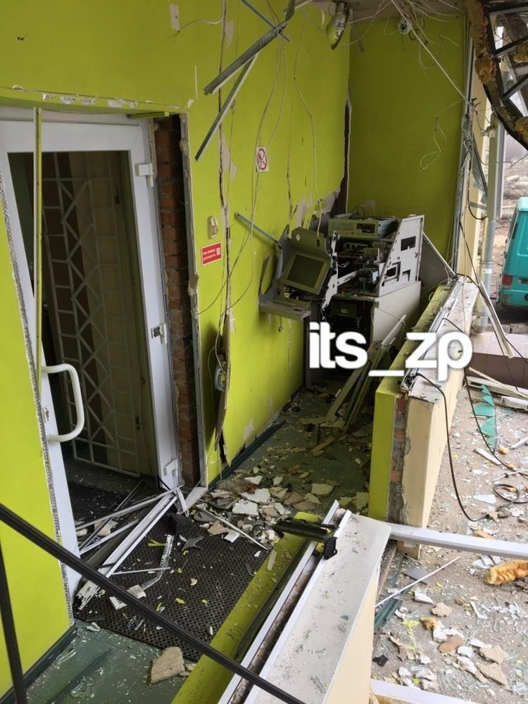 В Запорожье взорвали банкомат