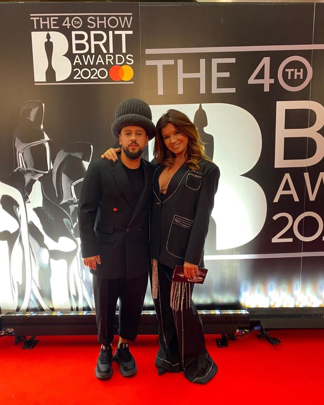 MONATIK с женой на премии Brit Awards 2020