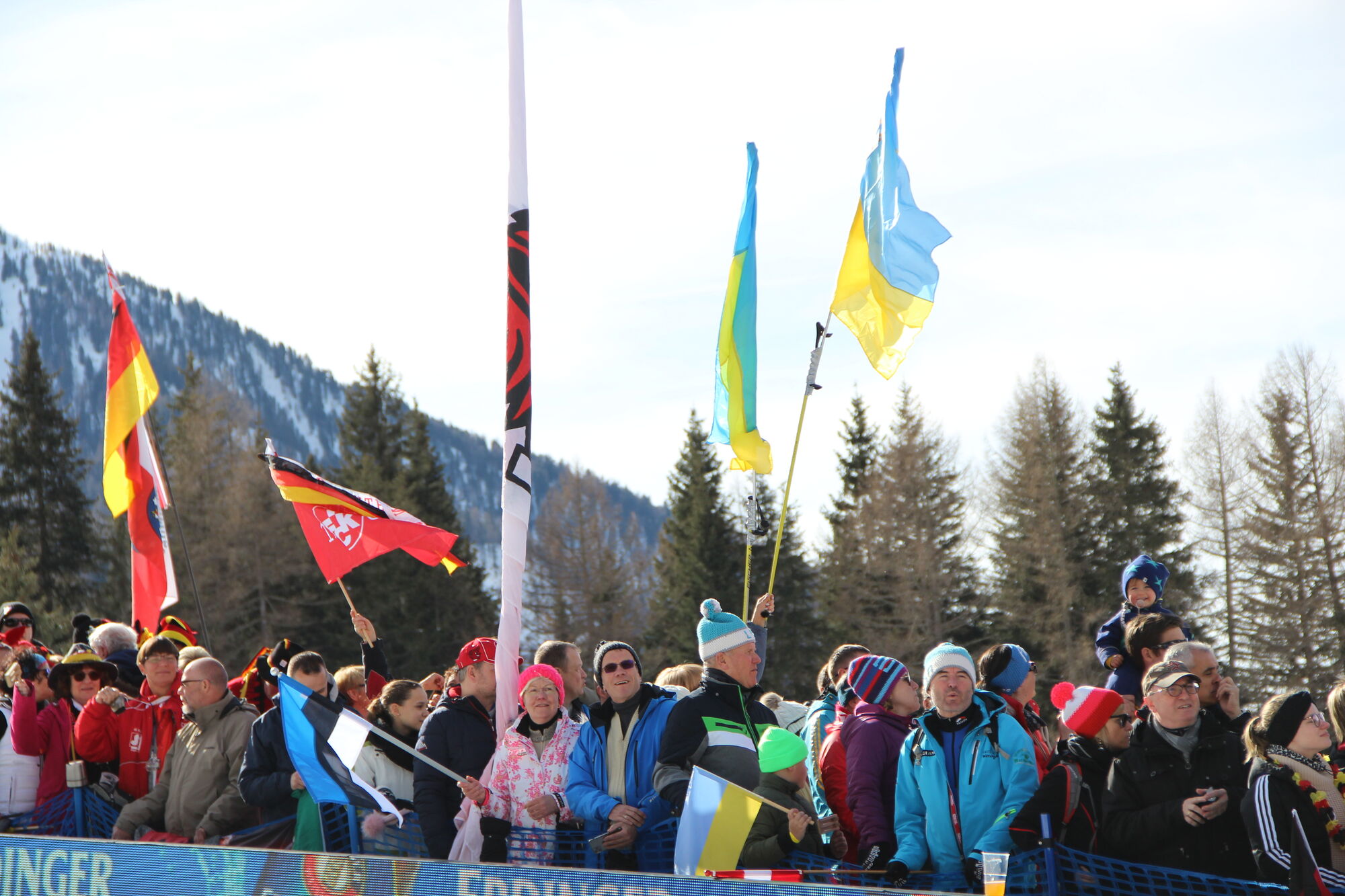 Украинские болельщики в Антхольце