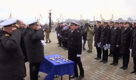 В Одессе выпустились 45 военных моряков