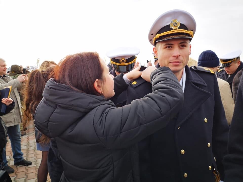 В Одесі випустилися 45 військових моряків